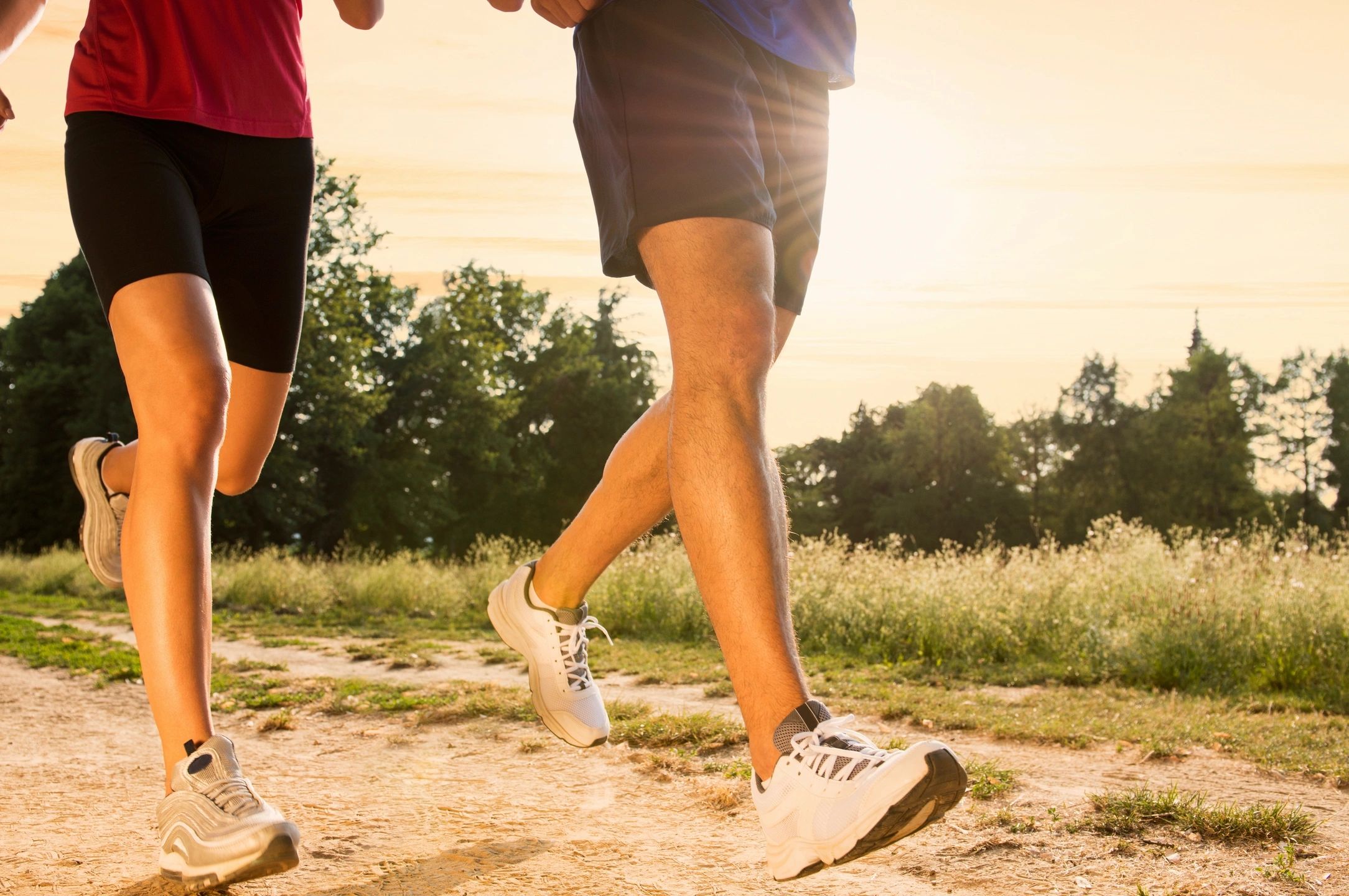 Couple running as an example for the type of wellness bookkeepers can provide full service for.